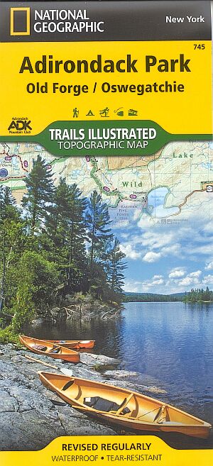 Trails Illustrated Adirondack Map: Old Forge/Oswegatchie